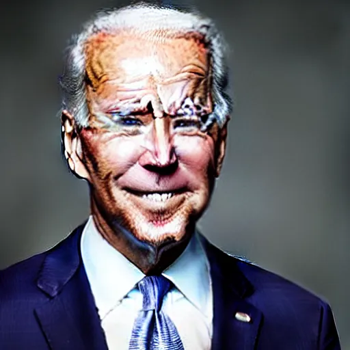 Image similar to joe biden in the purge, portrait