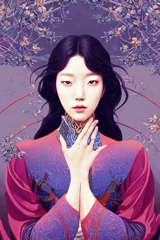 Prompt: Park Shin Hye as a super villain, luxurious, fantasy, intricate, elegant, highly detailed, digital painting, artstation, concept art, matte, sharp focus, illustration, art by WLOP and Hokusai and James Jean, masterpiece, Refined, upscaled