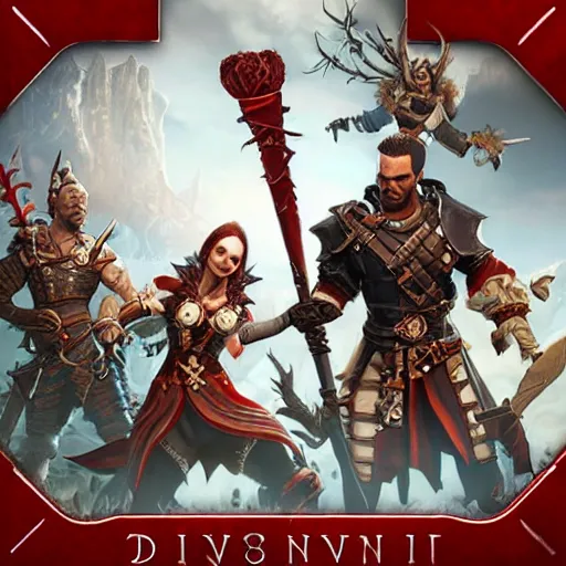 Image similar to divinity original sin 2, div os 2, div 2, group chat icon