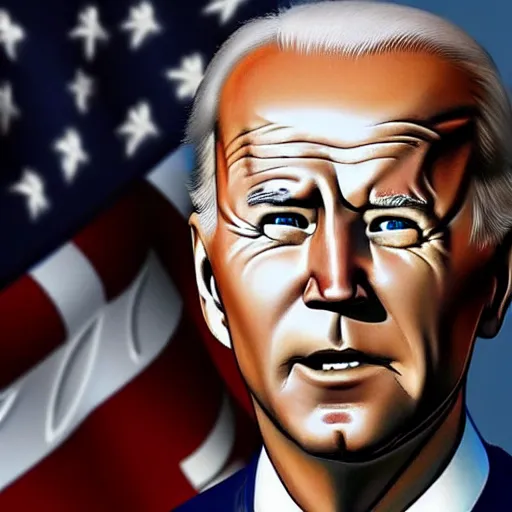 President Joe Biden. Glowing eyes. Fantasy concept art. | Stable ...