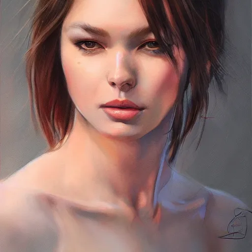 Prompt: portrait by Stanley Artgerm