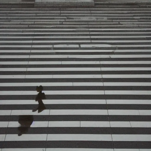 Prompt: an empty town square designed by ryoji ikeda, photograph, polaroid