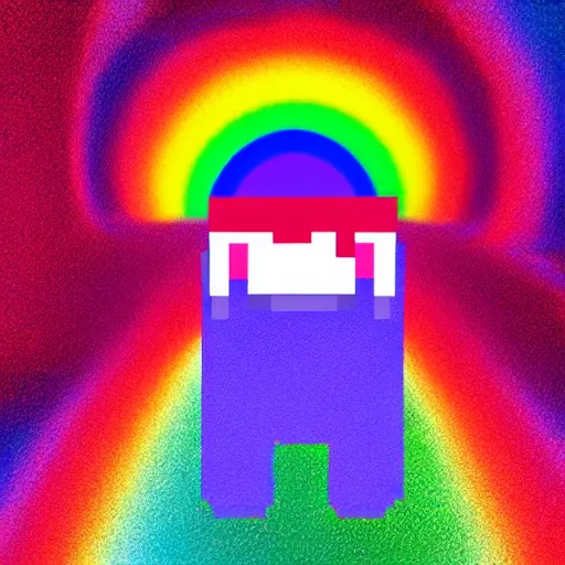 Image similar to nyancat, lifelike photography, vivid colors, space, rainbow