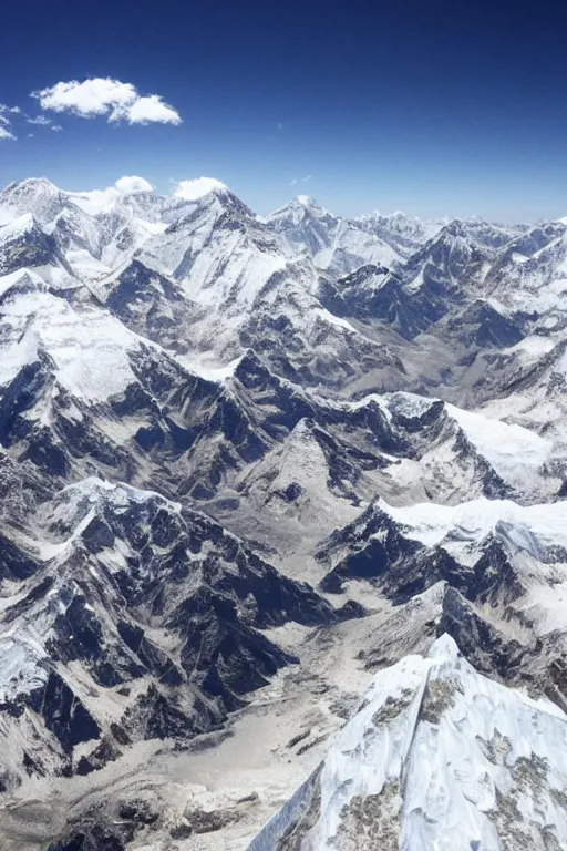 Image similar to view from the top of mount everest