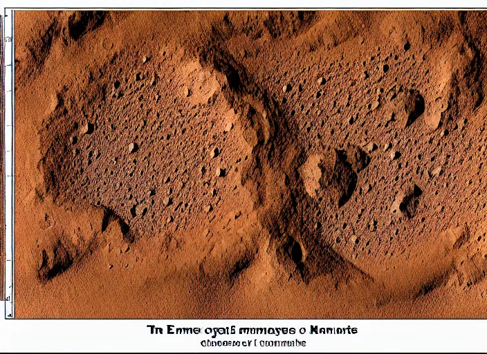 Prompt: the geology of Mars by John Emslie