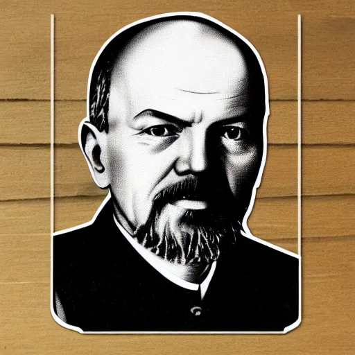 Image similar to sticker vladimir lenin