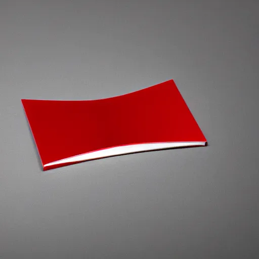 Image similar to close photograph of a cd cover with a small red rectangle on its side