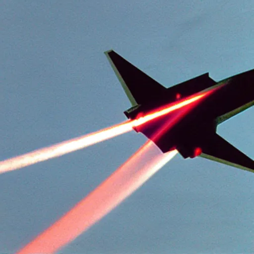 Prompt: sr - 7 1 flying at the edge of the atmosphere with a heat trail following it.