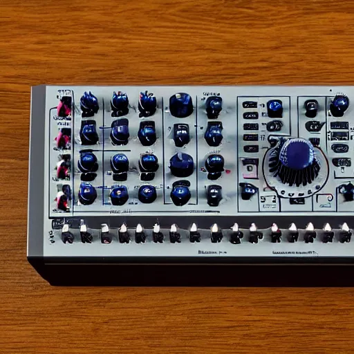 Image similar to intellijel eurorack module, product photo, realistic