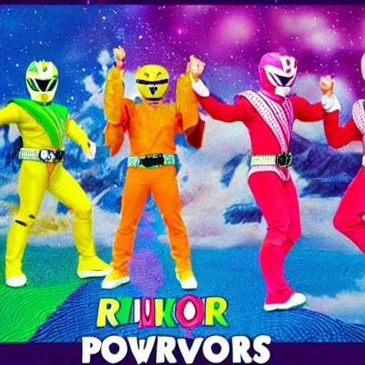 Image similar to sour patch kids!!!!, power rangers