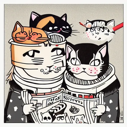 Image similar to Cat Kawaii Anime mcbess