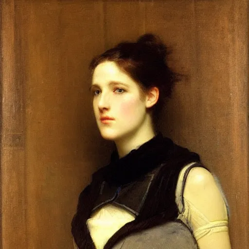 Prompt: portrait of a female android!!!!!! by charles amable lenoir