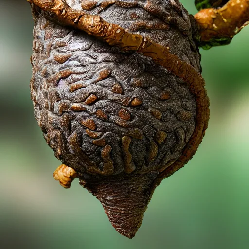 Image similar to photo of acorn creature, high detail, 4 k, ultra realistic