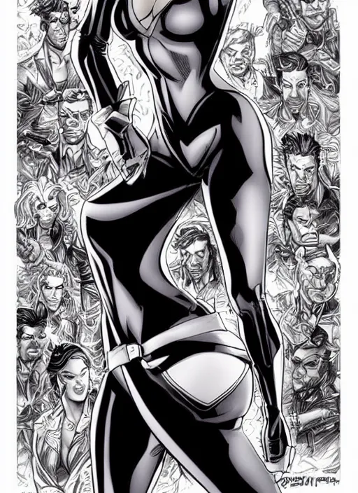 Image similar to spy human by j. scott campbell, masterpiece ink illustration,