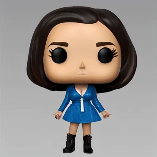 Image similar to Lana del rey funko pop, photorealistic, studio