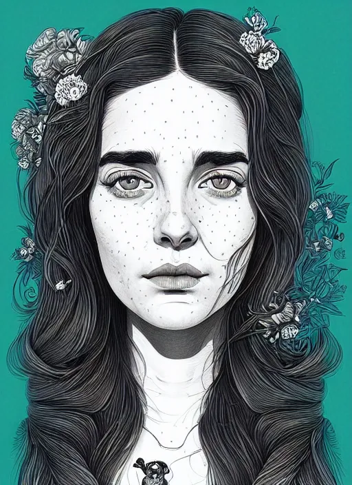 Image similar to highly detailed portrait of 5 0's, surburb woman, mother, photographic realistic background, by james gilleard, by joe fenton, by kaethe butcher, trending on instagram, award winning details