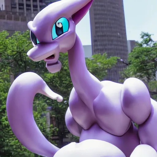 Prompt: MewTwo in Newark