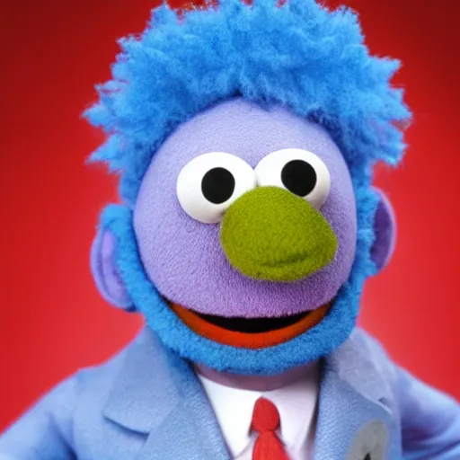 Image similar to morgan freeman as a muppet