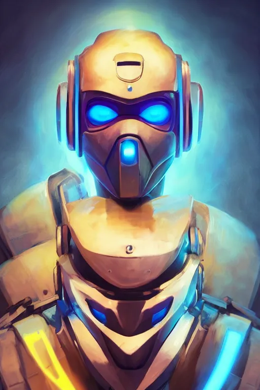 Image similar to epic mask helmet robot ninja portrait stylized as fornite style game design fanart by concept artist gervasio canda, behance hd by jesper ejsing, by rhads, makoto shinkai and lois van baarle, ilya kuvshinov, rossdraws global illumination radiating a glowing aura global illumination ray tracing hdr render in unreal engine 5