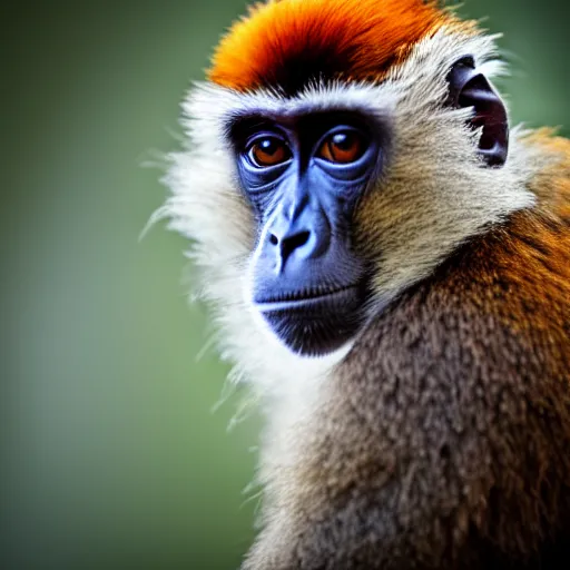 Prompt: a monkey bird, animal photography, uhd, 8k,