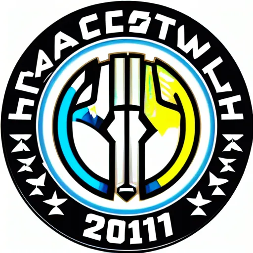 Prompt: csgo team sticker, katowice 2 0 1 4 competition sticker, holo sticker, inspect in inventory image, highly detailed digital art, neon colors, highly saturated, made by valve corporation, detailed letters, team logo in center of image, simple design, team name displayed on sticker, fierce looking team logo