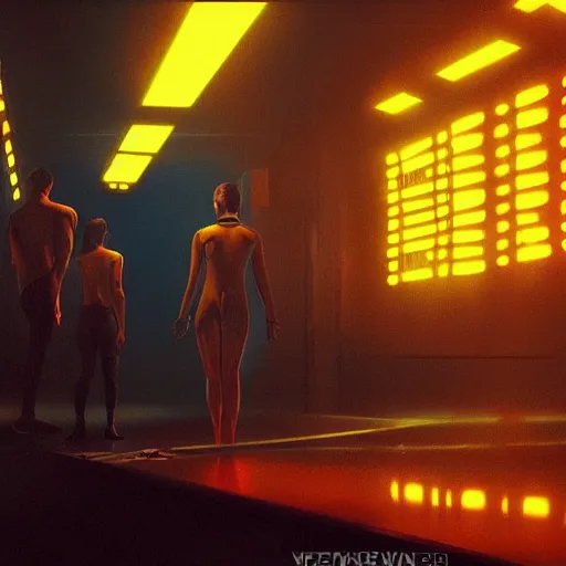 Prompt: a translucent orange, pitch black room, extremely detailed masterpiece, oil on canvas, low-key neon lighting, artstation, hyper-realism, Blade Runner 2049, Roger Deakin’s cinematography, by J. C. Leyendecker and Peter Paul Rubens and Dennis Wojtkiewicz,