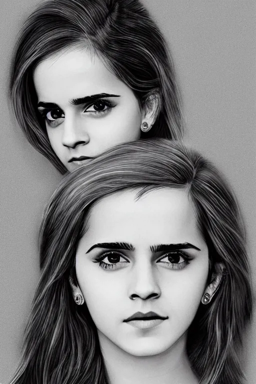 Image similar to photo of indian woman emma watson, portrait, desi, realistic, detailed, emma watson