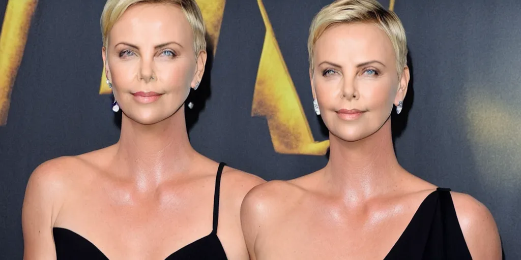 Image similar to Charlize Theron is the captain of the starship Enterprise in the new Star Trek movie