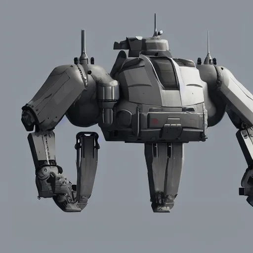 Image similar to hard surface, kitbashing component, robotic platform, based on realistic low poly convex shape, symmetric, unreal engine