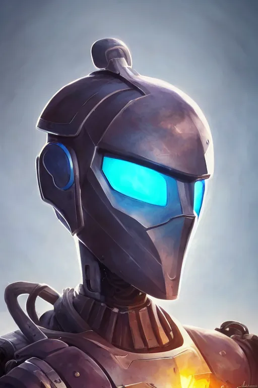 Image similar to epic mask helmet robot ninja portrait stylized as fornite style game design fanart by concept artist gervasio canda, behance hd by jesper ejsing, by rhads, makoto shinkai and lois van baarle, ilya kuvshinov, rossdraws global illumination radiating a glowing aura global illumination ray tracing hdr render in unreal engine 5