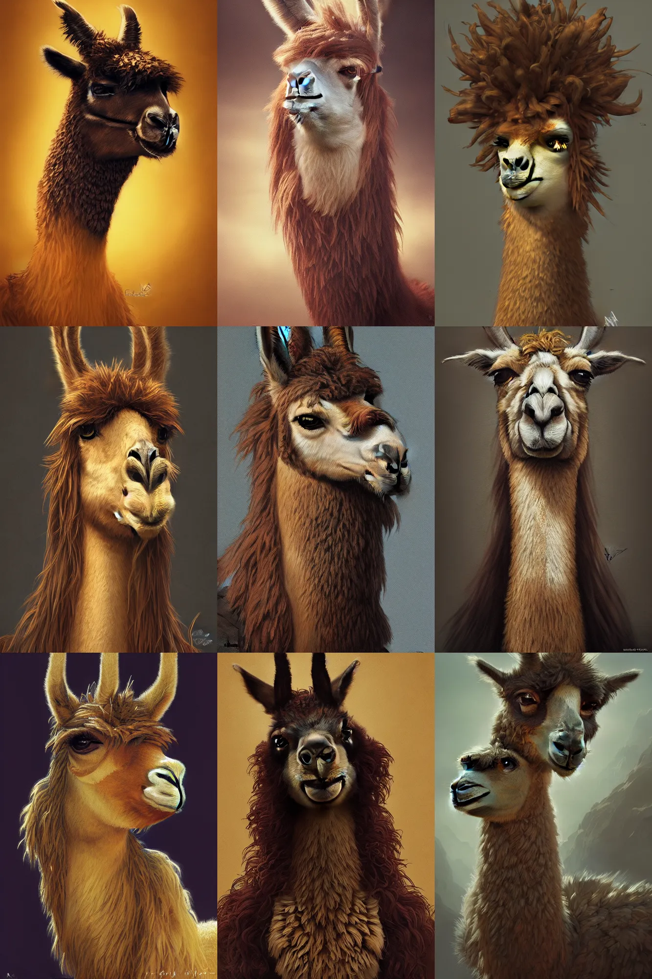 Bridled Llama! by Jenery -- Fur Affinity [dot] net