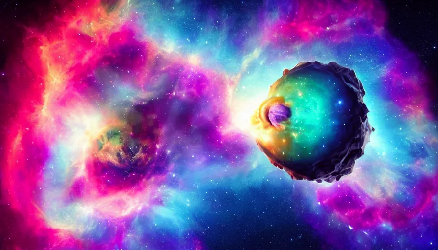 Image similar to stunning render of a cosmic - flavored