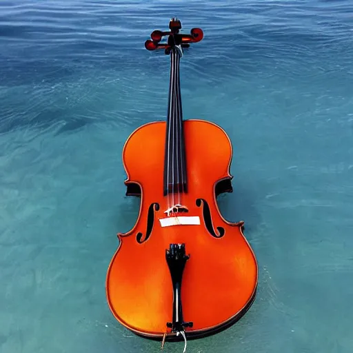 Image similar to a cello in a bikini