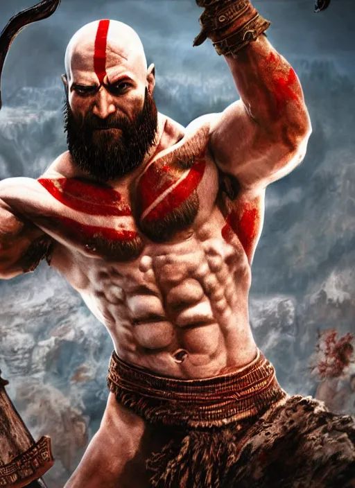 Kratos with Blade of Olympus : r/ForFashion