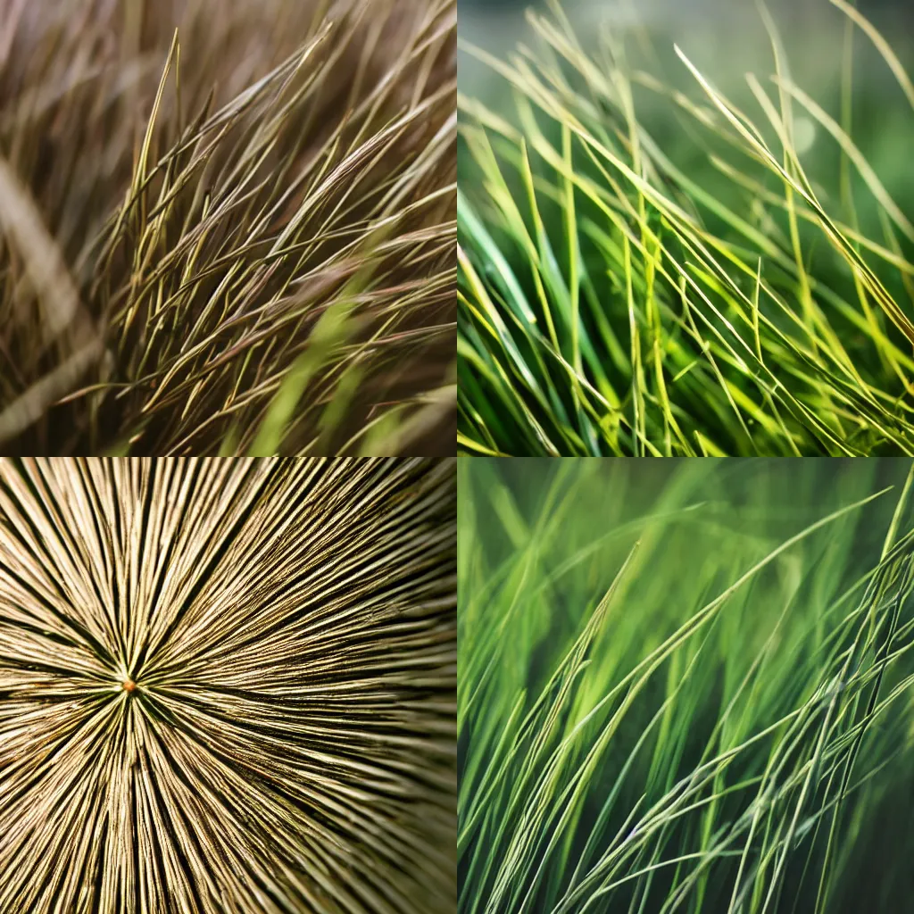 Prompt: a extreme close-up photograph of a grass, shot on sony alpha dslr-a300, good lighting