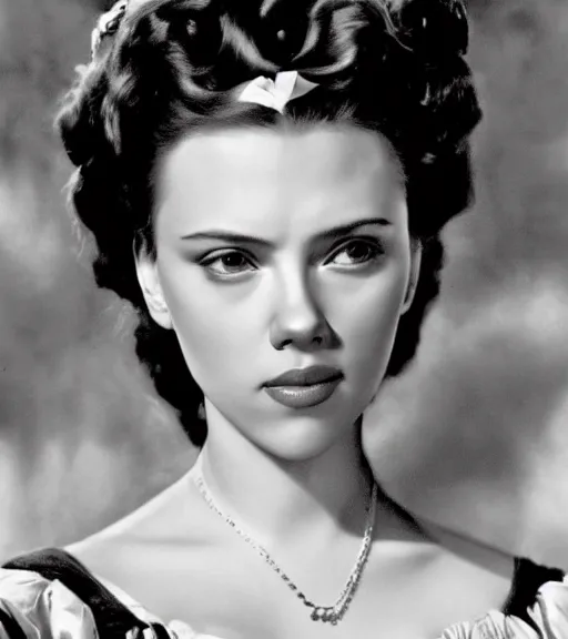 Image similar to Scarlett Johansson in Gone With the Wind