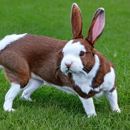 Image similar to a hybrid of a dog and a rabbit