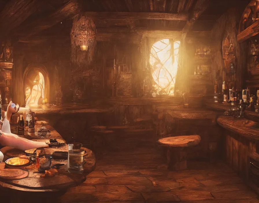 Prompt: old sage wizard drink beer from wooden cup in fantasy tavern, beautiful texture, beautiful graphics, fantasy artwork, very beautiful scenery, hd, hdr, ue 5, ue 6, unreal engine 5, cinematic 4 k wallpaper, 8 k, ultra detailed