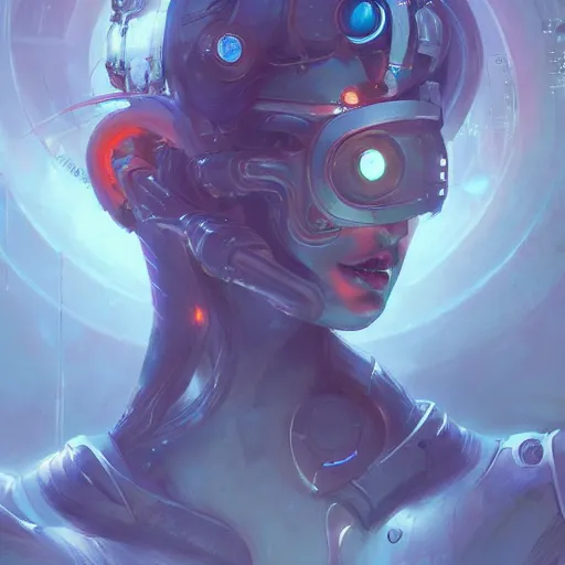 Image similar to portrait of a beautiful cybernetic woman, cyberpunk concept art by pete mohrbacher and seb mckinnon and beksinski and josan gonzales, digital art, highly detailed, intricate, sci-fi, sharp focus, Trending on Artstation HQ, deviantart, unreal engine 5, 4K UHD image