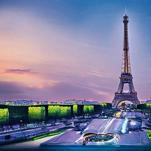 Prompt: paris with canton tower, ultra realistic, cinematic