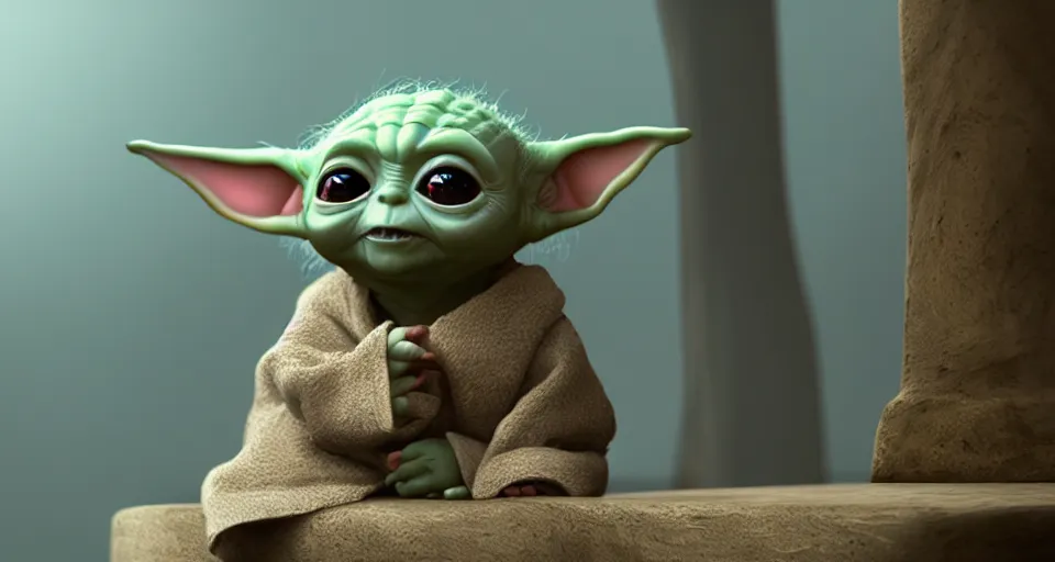 Bébé Yoda débarque à la National Portrait Gallery !