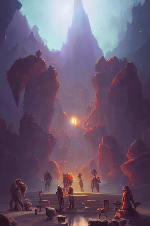 Image similar to The Andromeda inhabitants, by Andreas Rocha