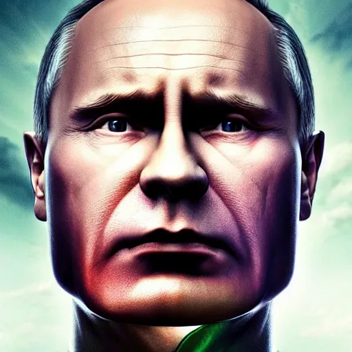 Prompt: vladimir putin as thanos, Cinematic, Portrait, Ultra-HD