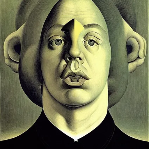 Image similar to figurative avant garde post - morden monumental dynamic portrait by magritte and hogarth, inspired by william blake and gaugin, illusion surreal art, highly conceptual figurative art, intricate detailed illustration, controversial poster art, polish poster art, geometrical drawings, no blur