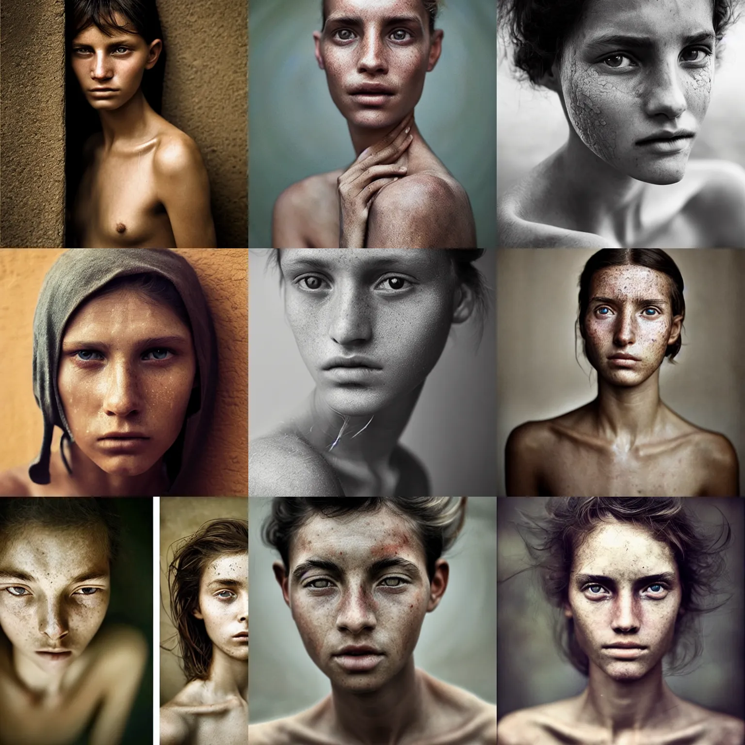 Prompt: a beautiful female's portrait, natural look, skin texture, detailed, by steve mccurry, by mark mann, by alessio albi