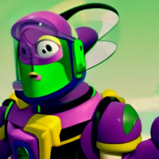 Image similar to patrick stewart as the real buzz lightyear