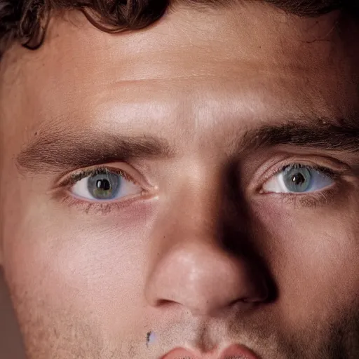 Prompt: a close up portrait of mikky ekko, award winning photography, ultra high detail, hd, 8k, by Martin Schoeller