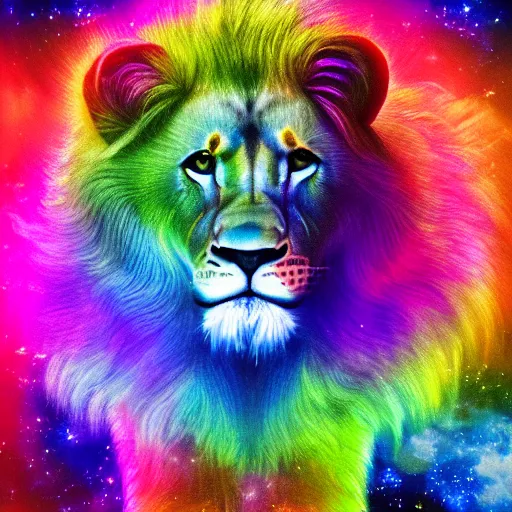 Image similar to hologram lion