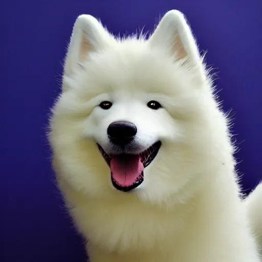 Image similar to samoyed in the style of sonic the hedgehog