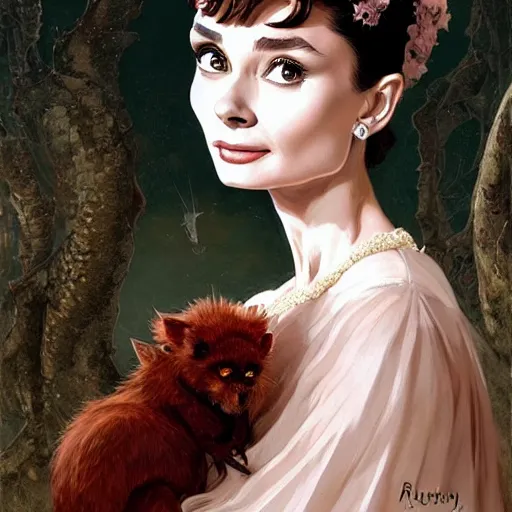 Image similar to audrey hepburn in an epic victorian novel, various backgrounds, intricate, elegant, highly detailed, digital painting, artstation, matte, illustration, art by artgerm, greg rutkowski, loish, rhads, ferdinand knab, makoto shinkai, lois van baarle, ilya kuvshinov, rossdraws, tom bagshaw